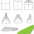 Avion papier origami
