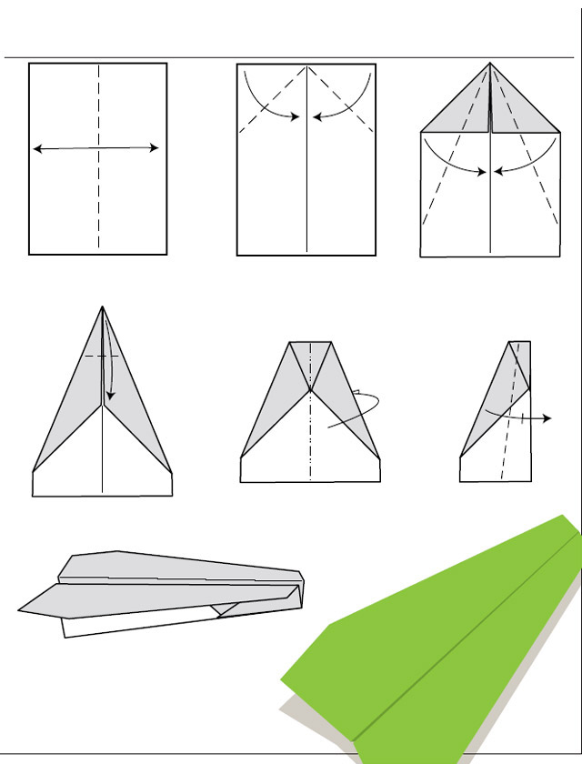 avion papier origami