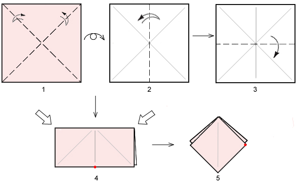 bird base origami