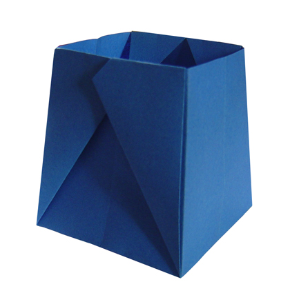 boite en origami papier