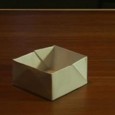 Boite en papier origami