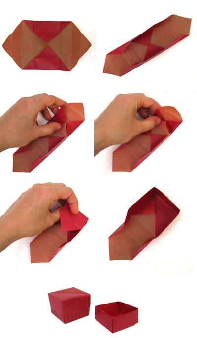 boite papier origami