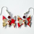 Boucles d oreilles origami