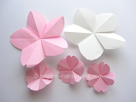 cherry blossom origami