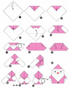 christmas origami instructions