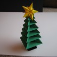 Christmas origami paper