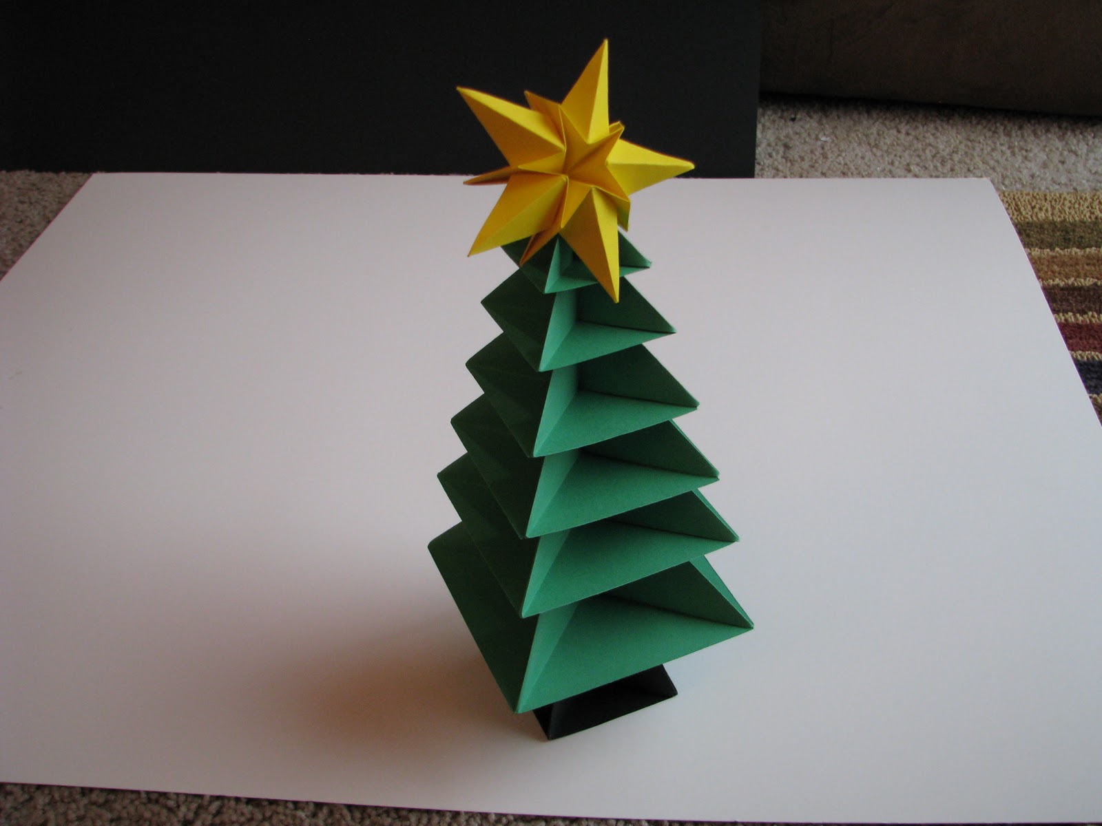 christmas origami paper