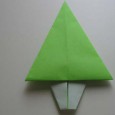 Christmas tree origami