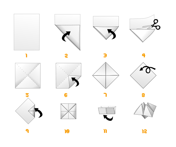 cocotte papier origami