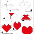 Coeur origami facile