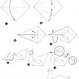 Cygne en papier origami