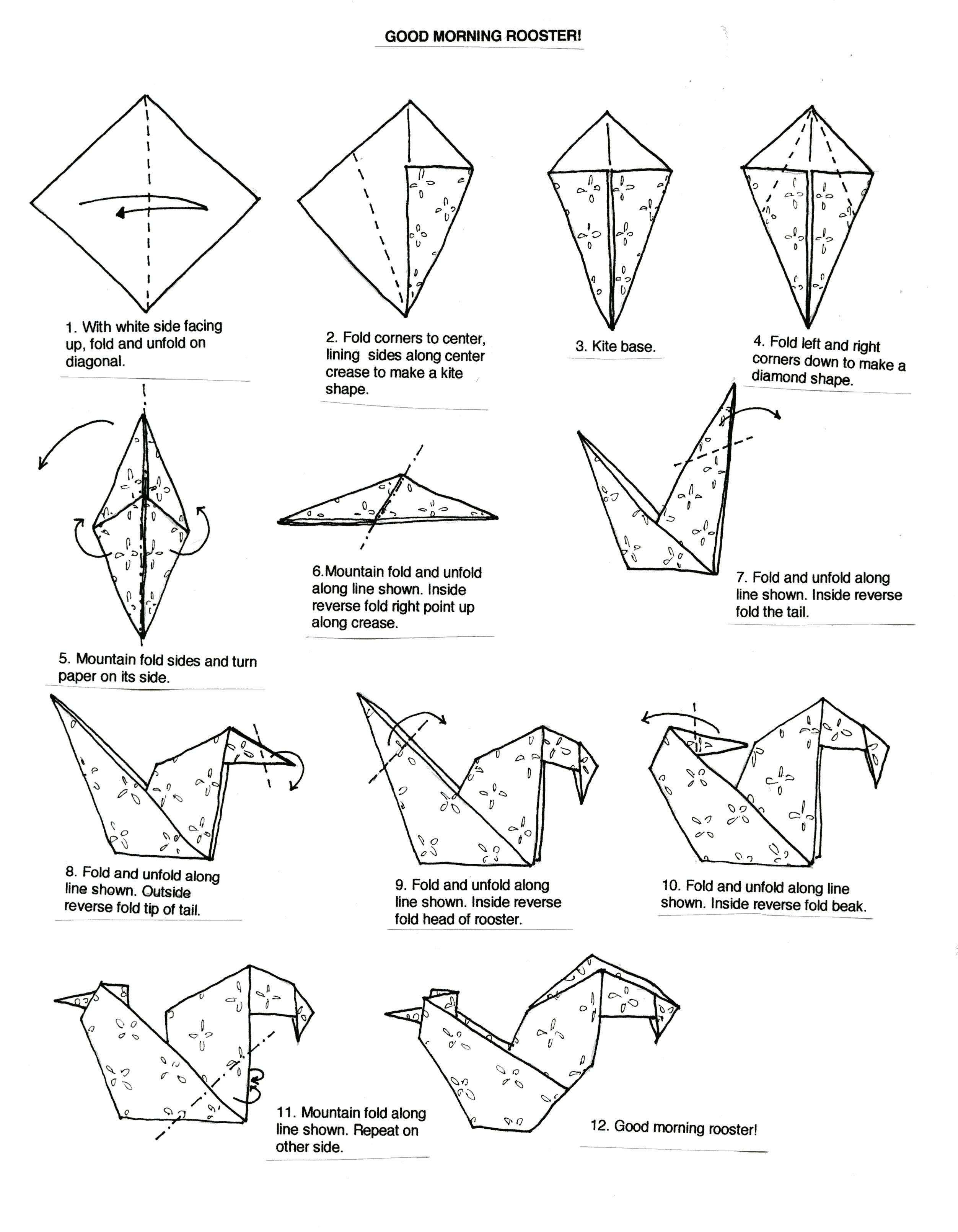 diagram origami