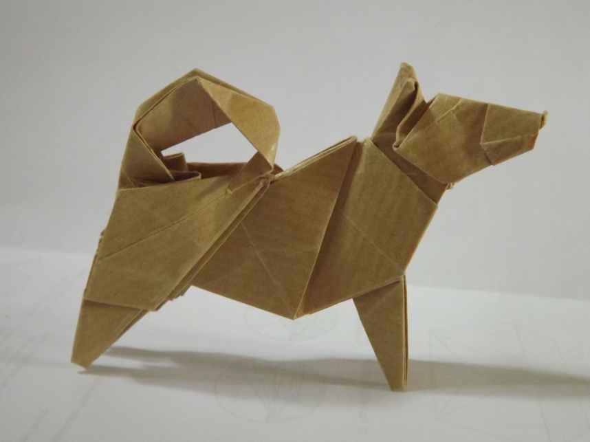dog origami