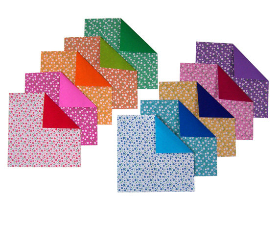 double sided origami paper