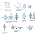 Easy origami crane