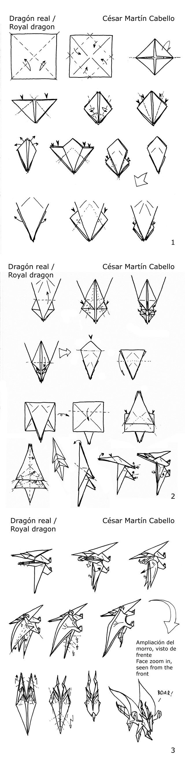 easy origami dragon