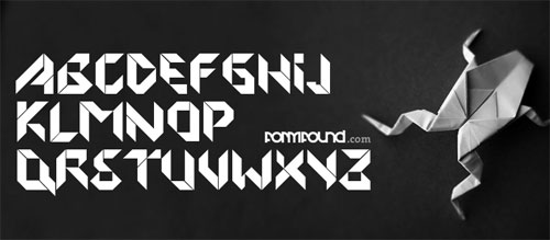 font origami