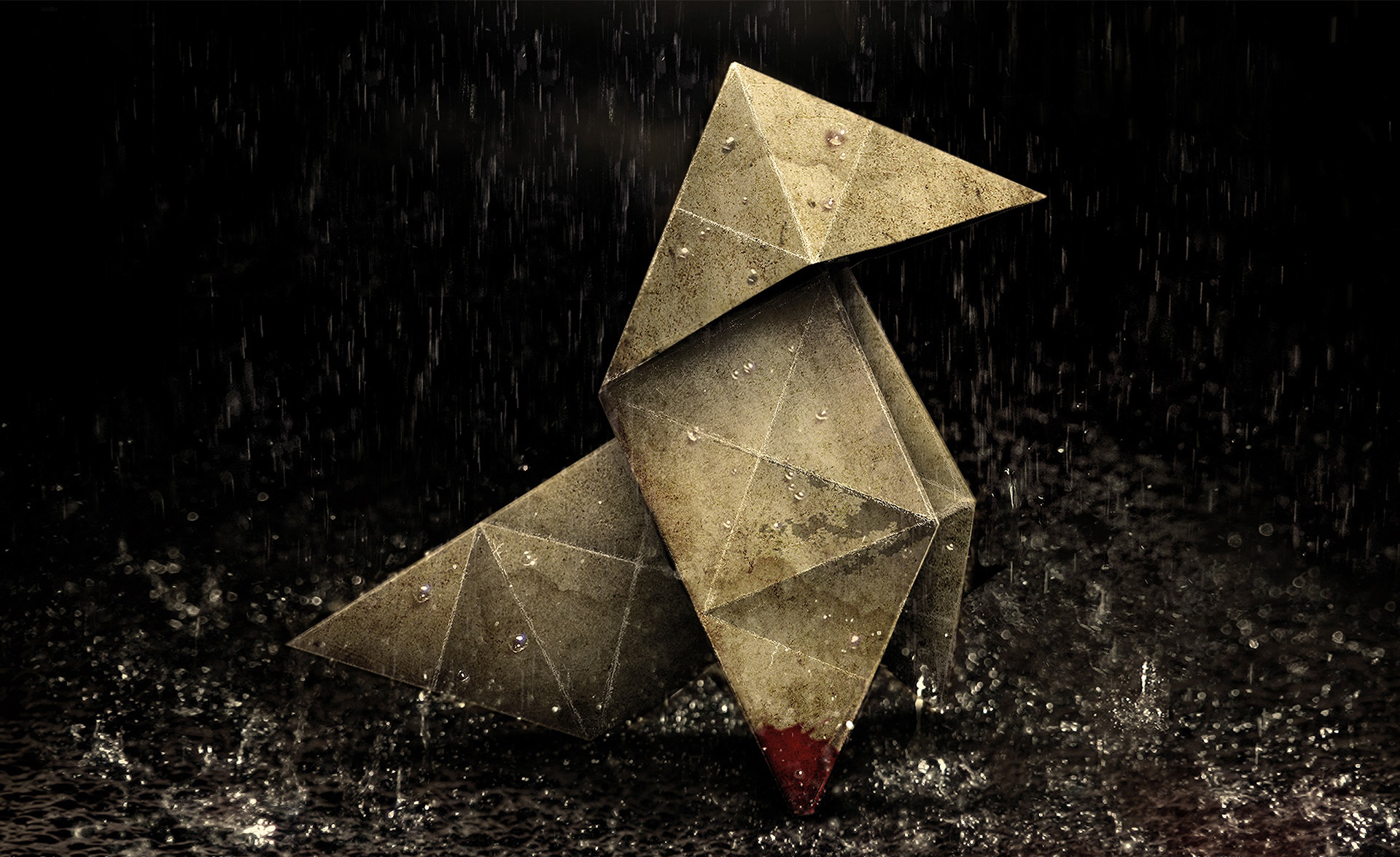 heavy rain origami