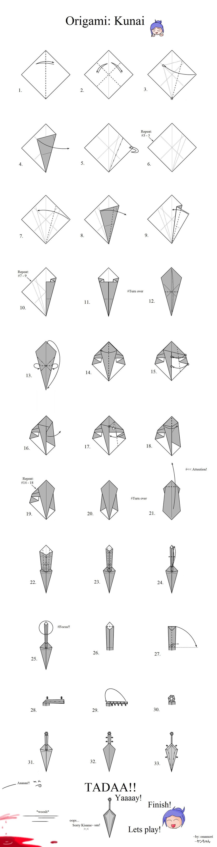 kunai origami