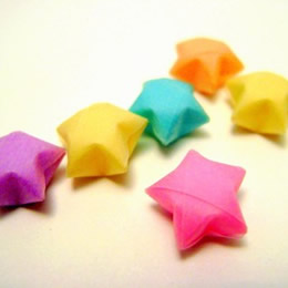 lucky star origami