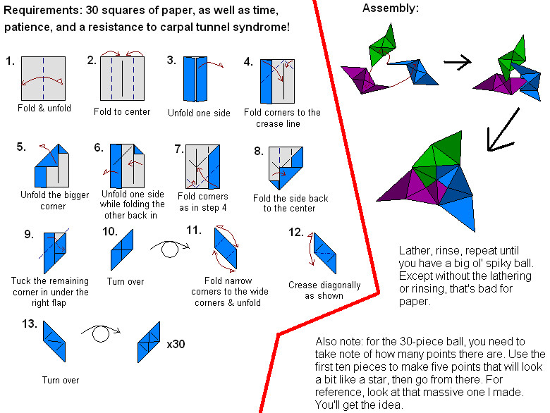 modular origami instructions