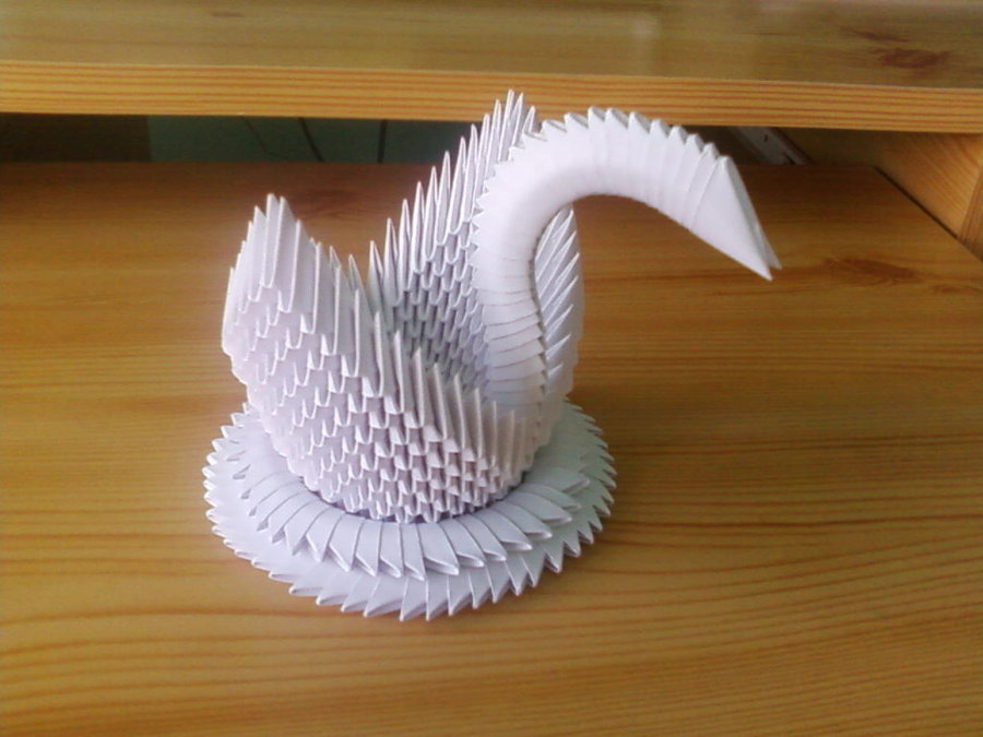 modular origami swan