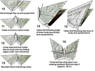 money origami instructions