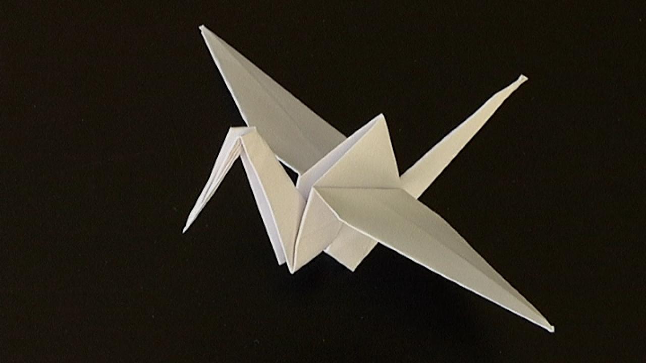 oiseau papier origami