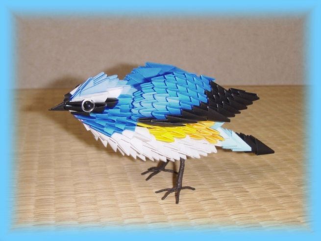 origami 3d bird