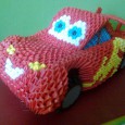 Origami 3d car