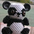 Origami 3d panda