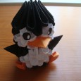 Origami 3d penguin