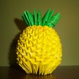 Origami 3d pineapple