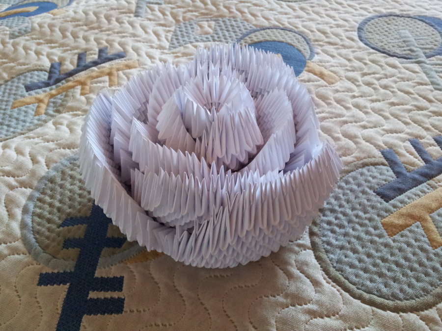 origami 3d rose