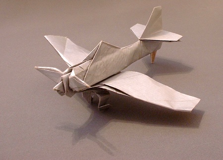 origami airplane