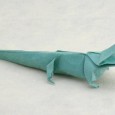Origami alligator
