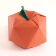Origami apple