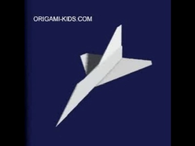 origami avion en papier facile