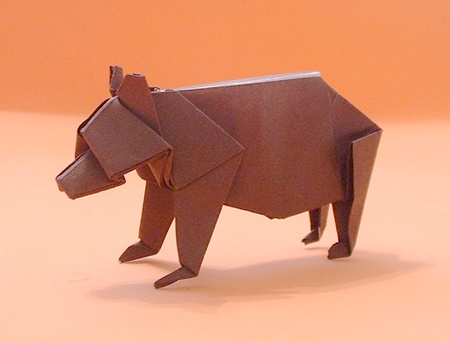 origami bear
