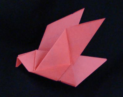 origami bird easy