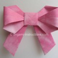 Origami bow