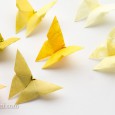 Origami butterflies