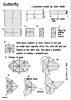 origami butterfly instructions