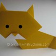 Origami cat