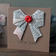 Origami christmas card