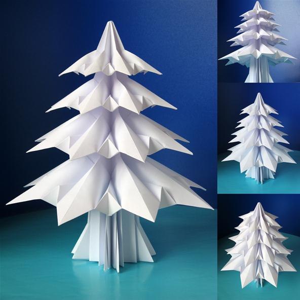 origami christmas ornaments