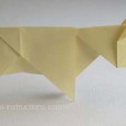 Origami cow
