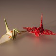 Origami cranes