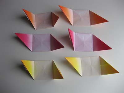 origami cubes