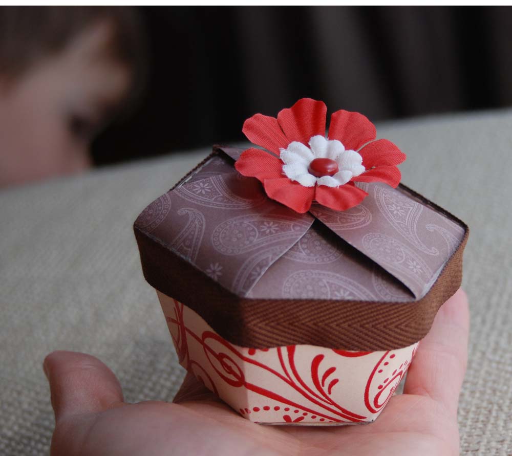 origami cupcake